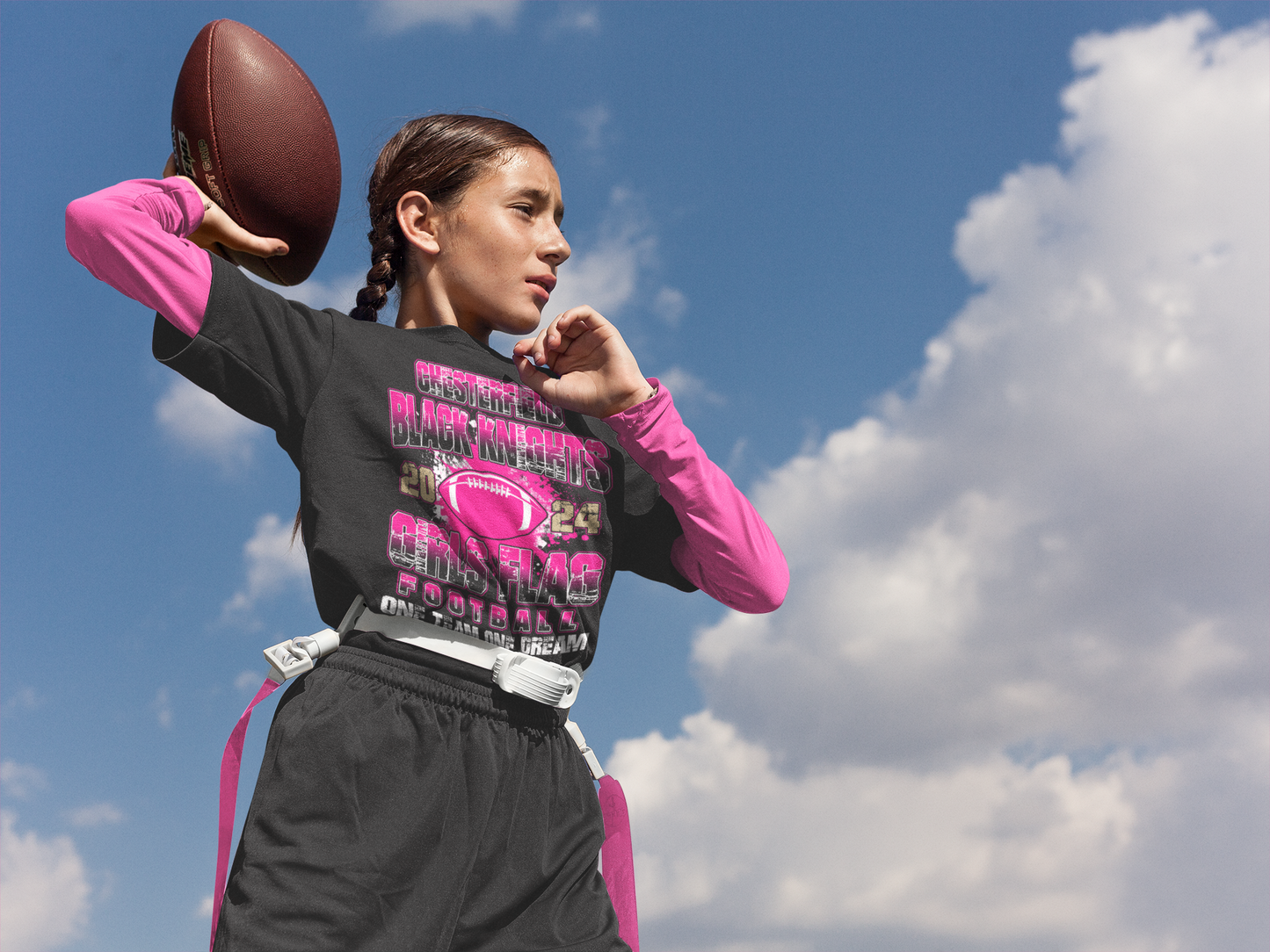 CBK Girls flag "One Dream One Team"