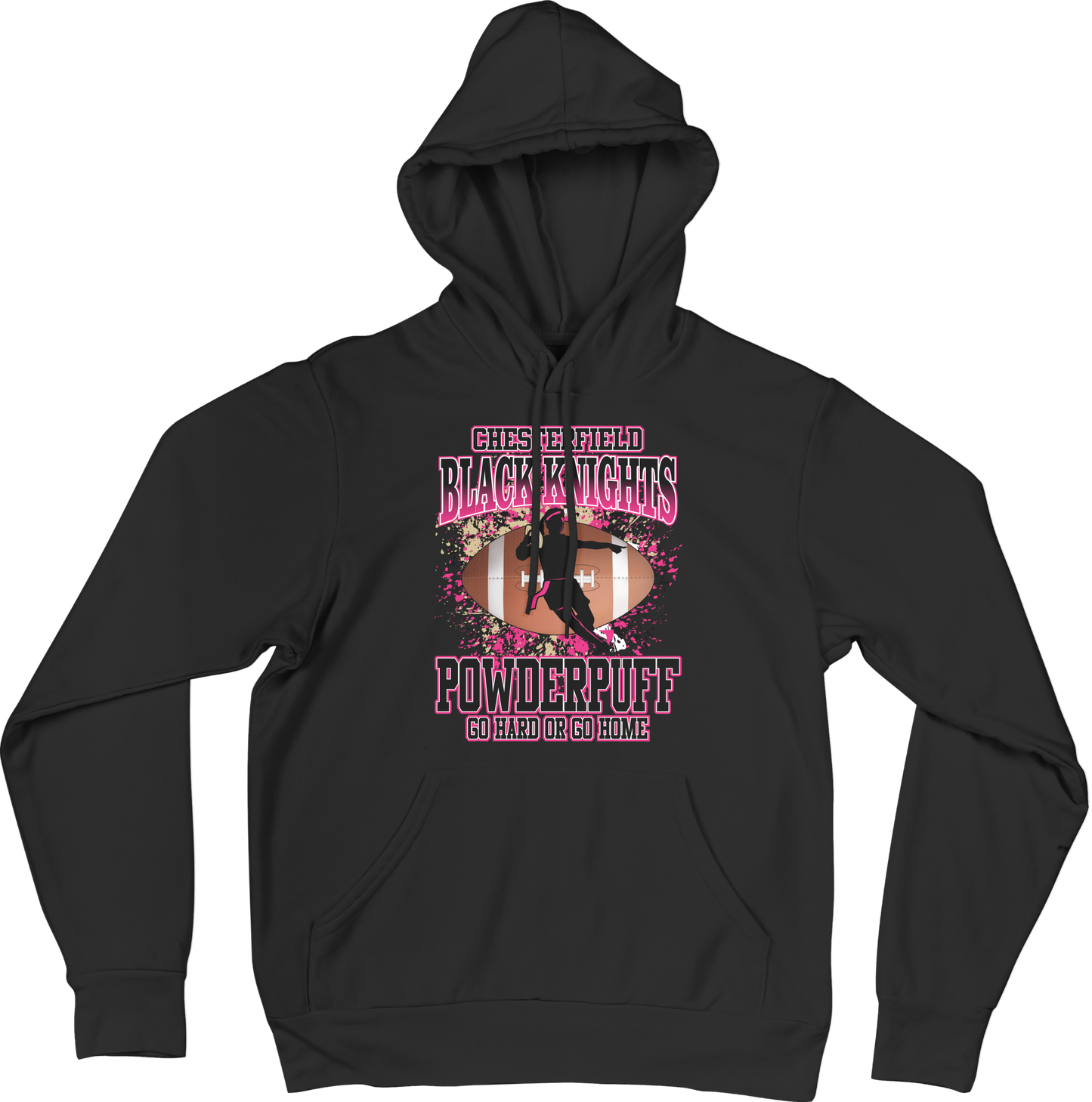 CBK Girls flag Powder-puff  "Go Hard or Go Home"