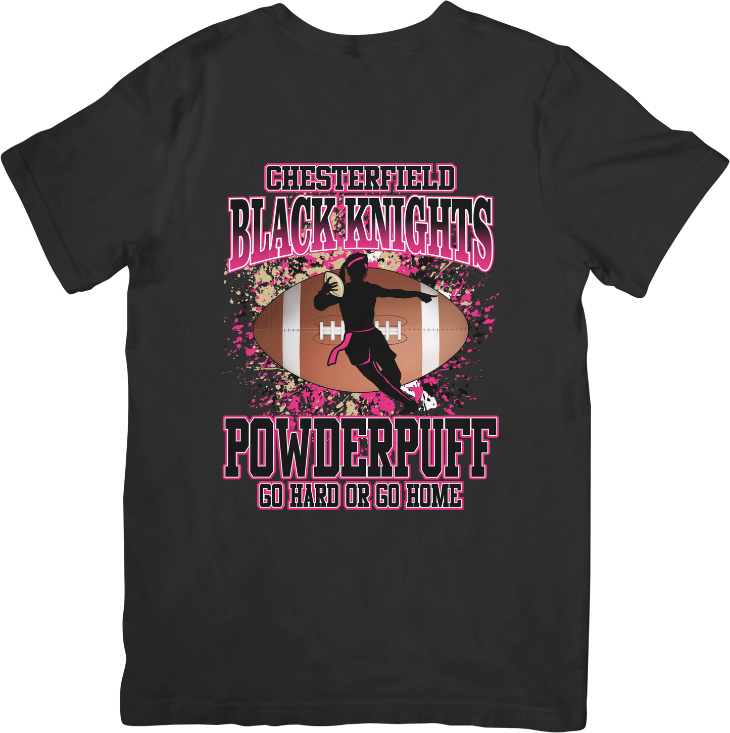 CBK Girls flag Powder-puff  "Go Hard or Go Home"